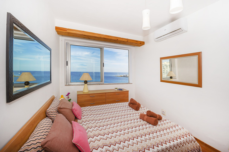 Bedroom 3, Spinola Bay Apartment by Getaways Malta, St Julian's
