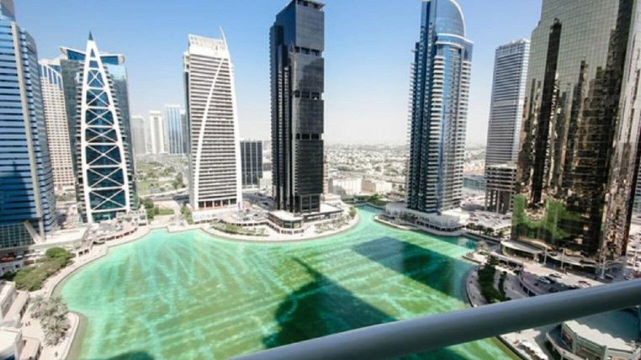 Balcony view, Luxurious High Floor Duplex 3 Bedroom, Dubai