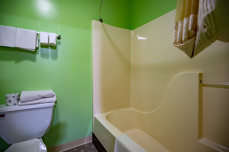 Bathroom 3, Budget Host Inn, Iroquois