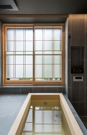 Bathroom 3, Kanata Machiya House, Kanazawa