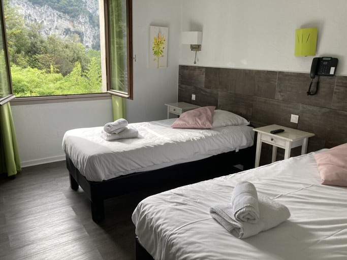 Bedroom 4, Hotel Restaurant le Belvedere, Ardèche