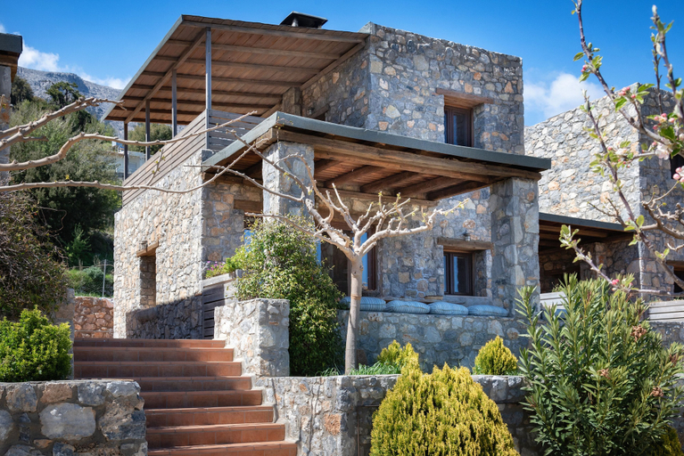 Front of property, Pezoulia, Crete
