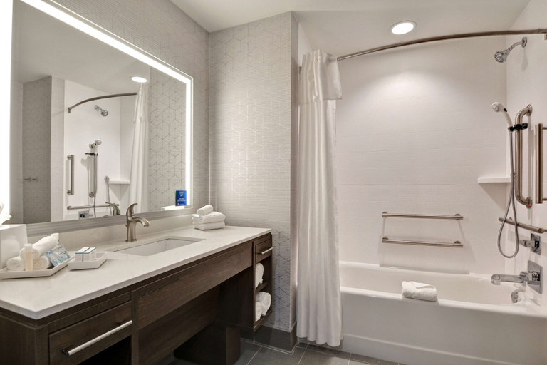 Bathroom 4, Home2 Suites by Hilton Savannah Midtown, GA, Chatham