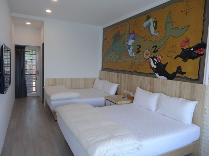 Bedroom 2, Xiaoliuqiu 1302 Seaview Guesthouse, Pingtung