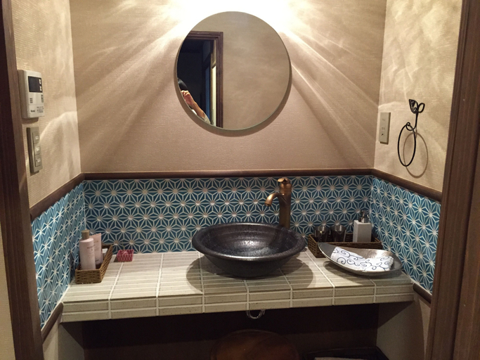 Bathroom 4, Hanakago Kyoto, Kyoto