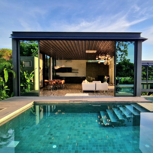 Sport & Beauty 1, Villa Obsidian, sea view and walk to Choeng Mon beach, Ko Samui
