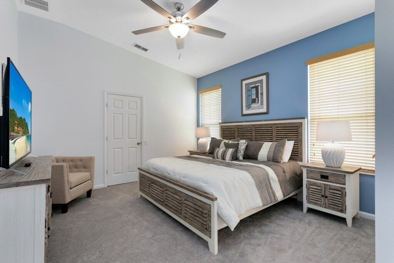 Bedroom 3, Immaculate 4 Bedrooms 3 Bathroom In Windsor Palms Villa by RedAwning, Osceola
