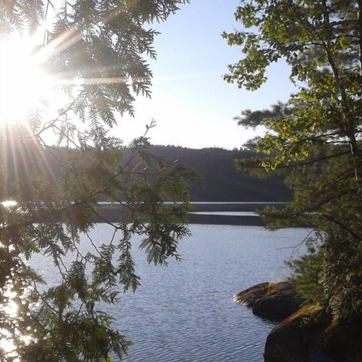 View from room 2, Lodge on the Point, Nipissing