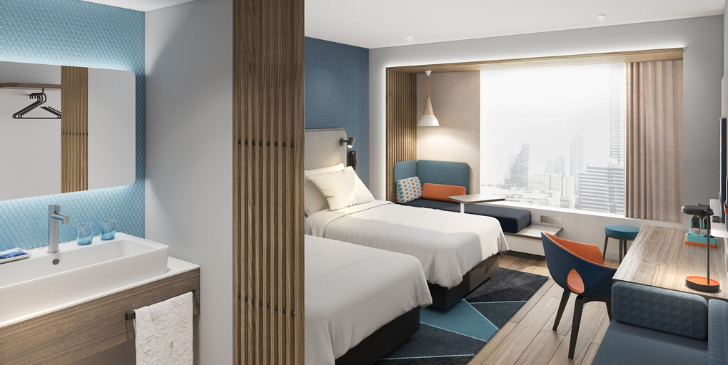 Bedroom 4, Holiday Inn Express CHANGCHUN ECOLOGICAL SQUARE by IHG, Changchun
