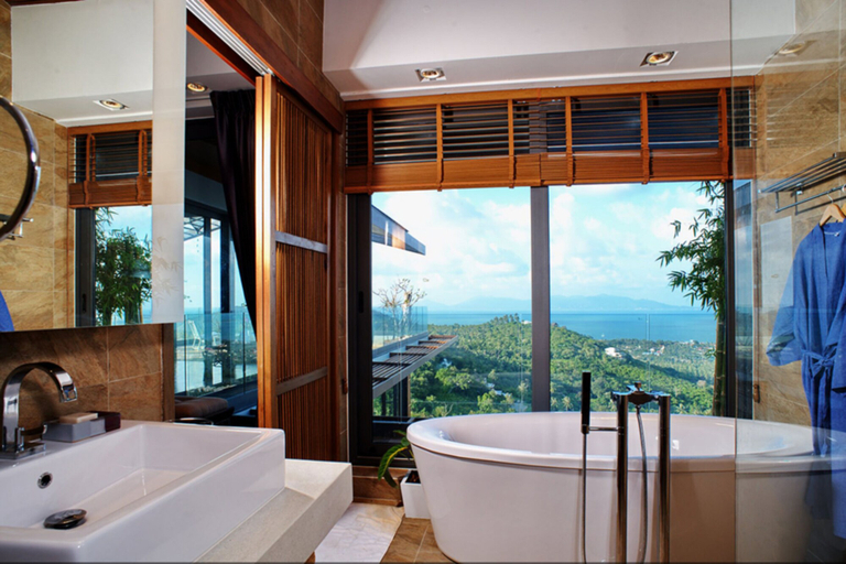Bathroom, 6 Bedroom Sea View Villa Blue SDV080C-By Samui Dream Villas, Ko Samui