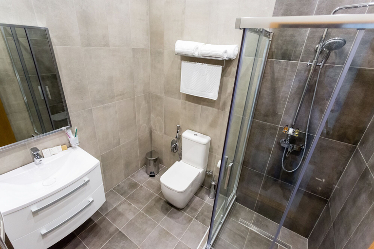Bathroom 3, Zolotaya 7 Hotel, Domodedovskiy rayon