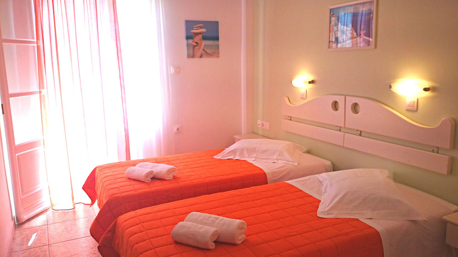 Bedroom 2, Athena Rooms, South Aegean