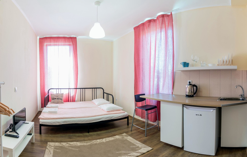 Bedroom 2, easyApartments on Budapeshta str., Stolichna