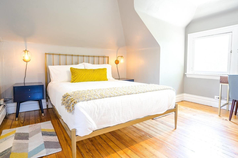 Bedroom 2, The Modern Couple's Getaway Loft With Private Balcony, Denver