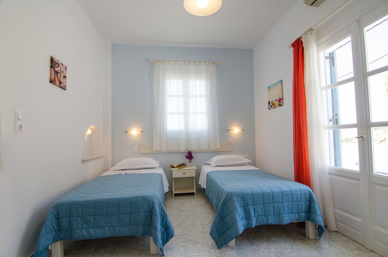 Bedroom 5, Athena Rooms, South Aegean