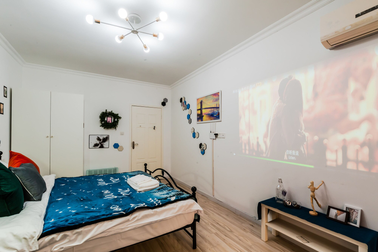 Bedroom 2, Qiyu Homestay - West Nanjing Road Branch, Shanghai
