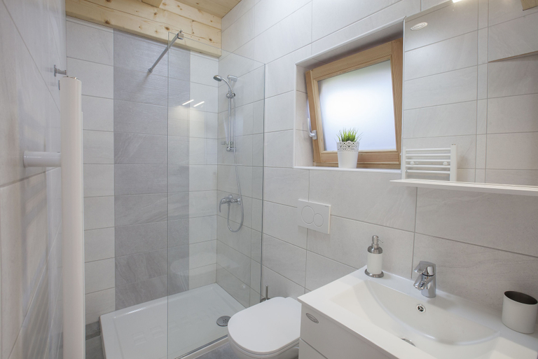 Bathroom 3, 1861 Blejka apartments, Bled