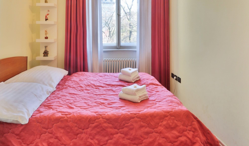 Bedroom, Wonderful apartment in Vinohrady, Praha 2