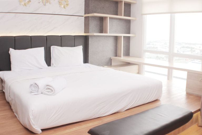 Bedroom 3, Minimalist And Cozy Studio At Vasanta Innopark Apartment, Cikarang