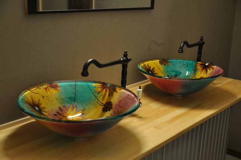 Bathroom 4, chambre d'hôte TATAMI - Hostel, Shimosuwa