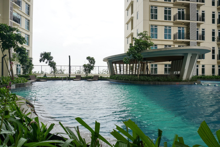 Exterior & Views, Homey Studio with City View Apartment @ Puri Orchard, West Jakarta