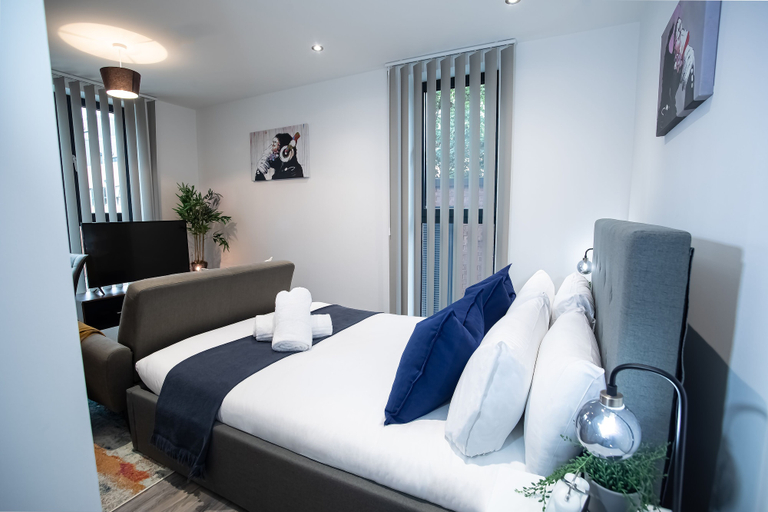 Bedroom 3, Kelham Gate Luxe Apartments, Sheffield