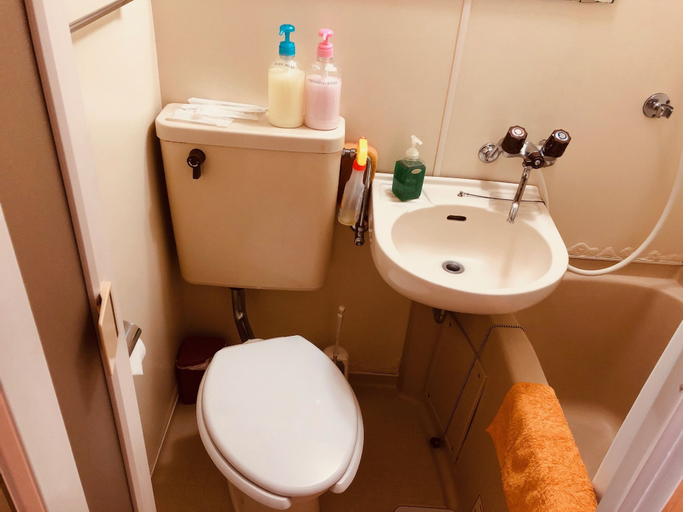 Bathroom 3, Nishijin-IVY Bunk bed twin, Kyoto