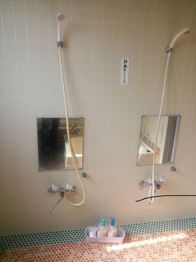 Bathroom, Minshuku Hougetsu, Fujikawaguchiko