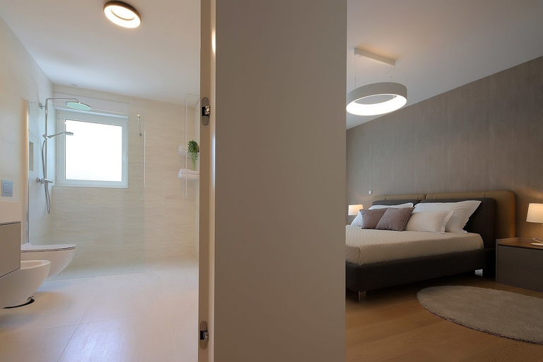 Bedroom 3, Designed Apartment with Swimming Pool, Opatija/Veprinac