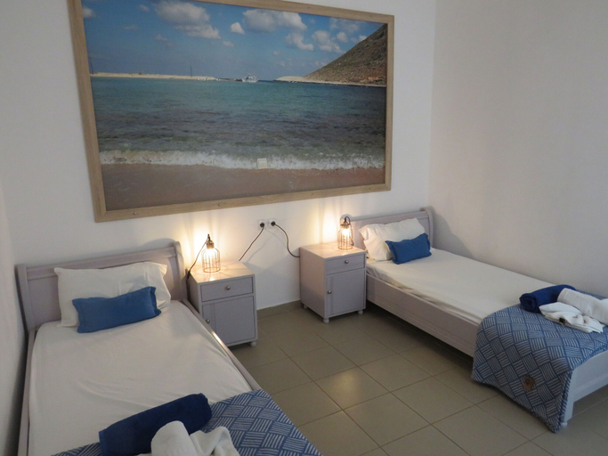 Bedroom 4, Blue Beach Villas Apartments, Crete