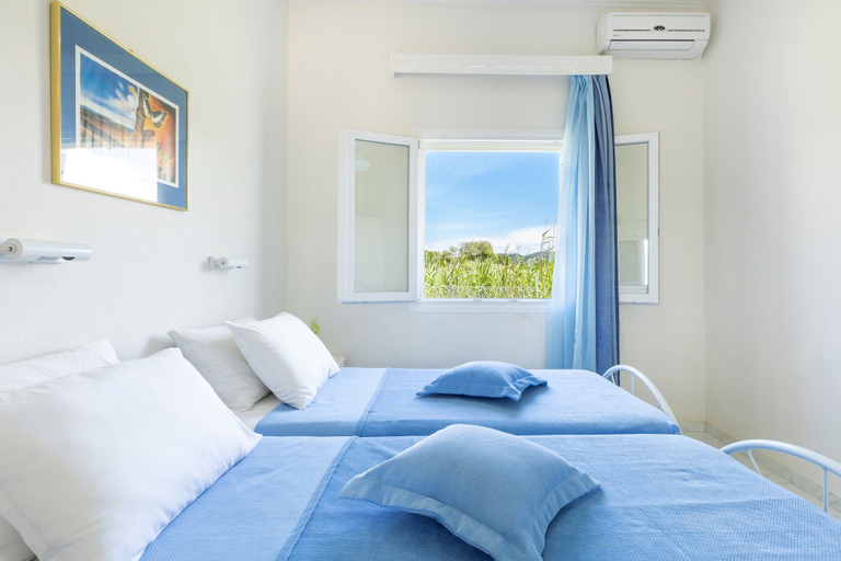 Bedroom 4, Villa Amorossa with Garden View & Shared Pool by Konnect, Roda Corfu, Ionian Islands