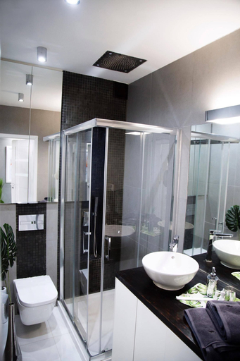 Bathroom, Warsaw Concierge Modern Studio, Warsaw