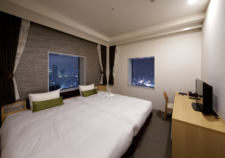 Bedroom 2, Hotel Crown Hills Ueno Premier, Taitō