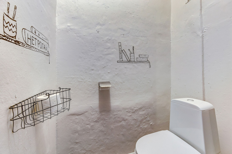 Bathroom 2, Home4day Flat-Wonderland, Sankt-Peterburg gorsovet
