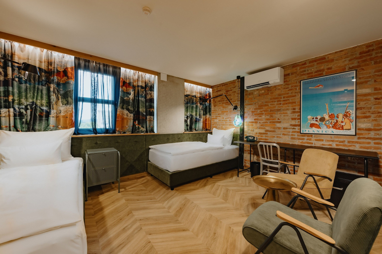 Bedroom 2, One66 Hotel, Ljubljana