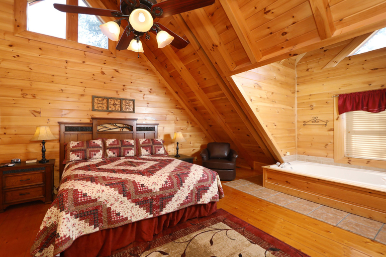 Bedroom 2, Mountain Blessings - Four Bedroom Cabin, Sevier