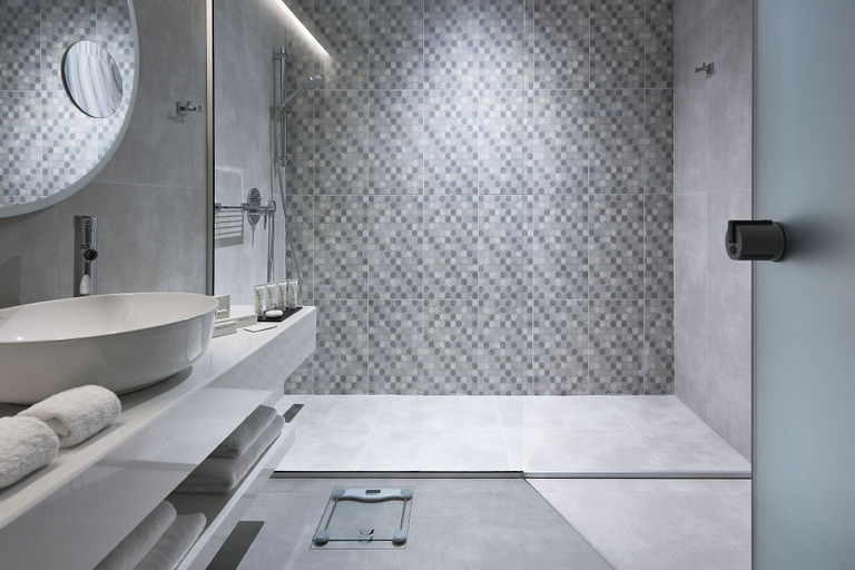 Bathroom 4, Pepper Sea Club Hotel - Adults Only, Crete