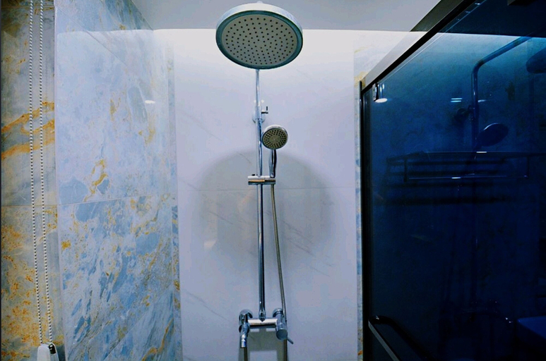 Bathroom 4, 4 Seasons Big Family 3 Queen Beds & High Rise View, Shenzhen