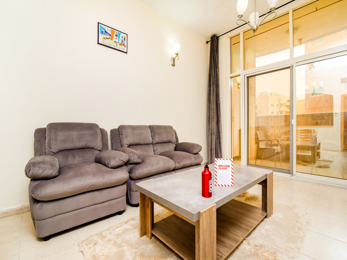 Living area 2, OYO Home 257 1BHK AXIS ONE, Dubai