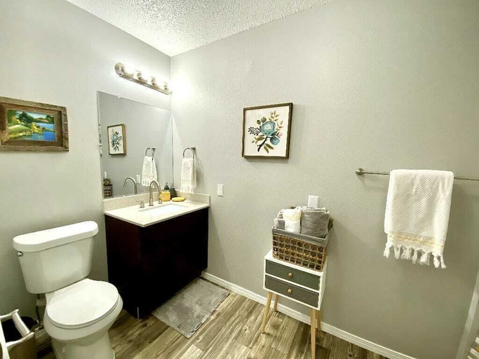 Bathroom, 1 Bed Apartment next to SW Integris near Downtown, Oklahoma