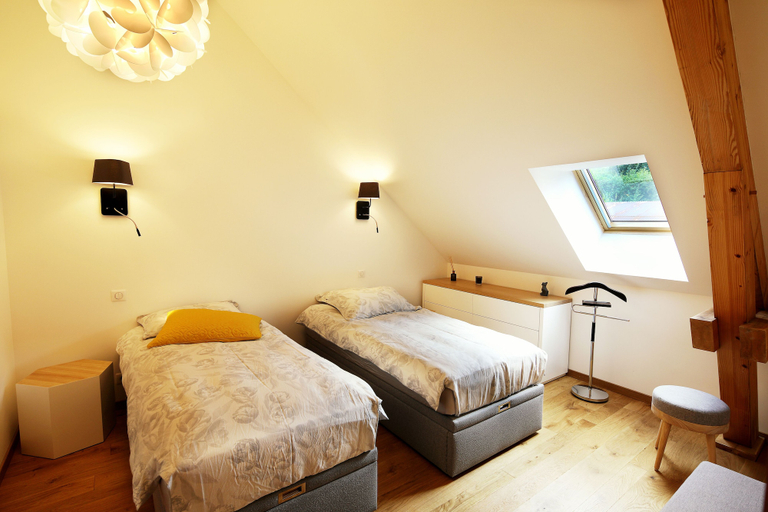 Bedroom 3, Maison d'hôtes & Spa La Scierie, Jura