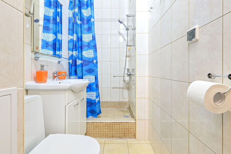 Bathroom 2, RentalSPb Studios Varshavskaya, Sankt-Peterburg gorsovet