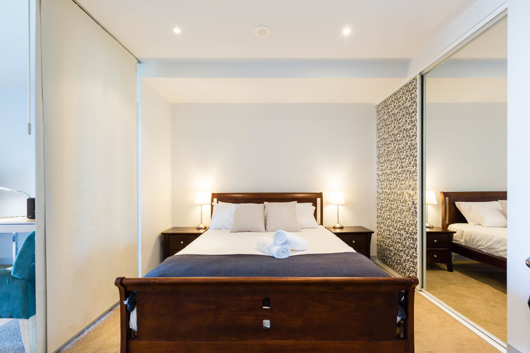 Bedroom 3, Leila, 1BDR Melbourne Apartment, Melbourne