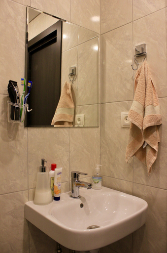 Bathroom 4, Meeting Time Capsule Hostel, Sankt-Peterburg gorsovet