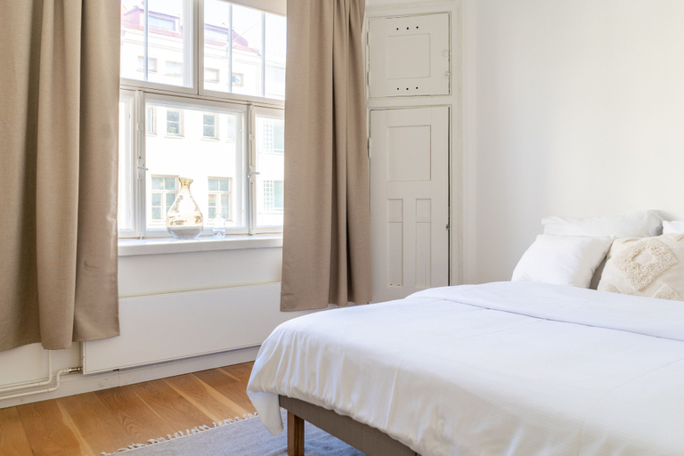 Bedroom 3, 1br apartment with balcony and sea view, Uusimaa
