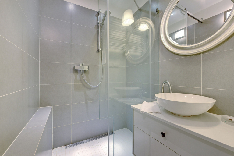 Bathroom, Grand Apartments - Błękitny, Gdańsk City