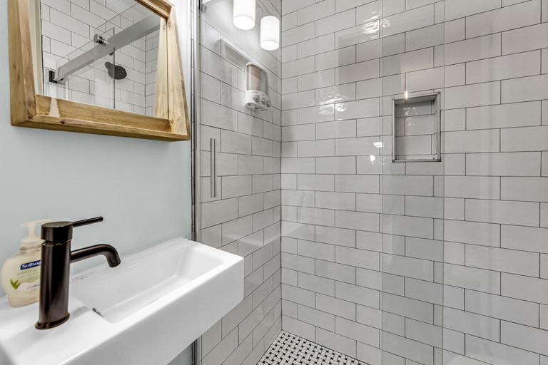 Bathroom 5, Modern Apartments near Downtown Greensboro, Guilford