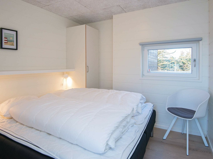 Bedroom 2, Modern Holiday Home in Glesborg With Swimming Pool, Norddjurs