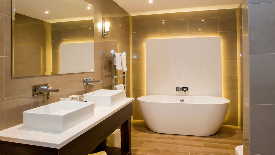 Bathroom, The Wrightington Hotel & Health Club, Wigan