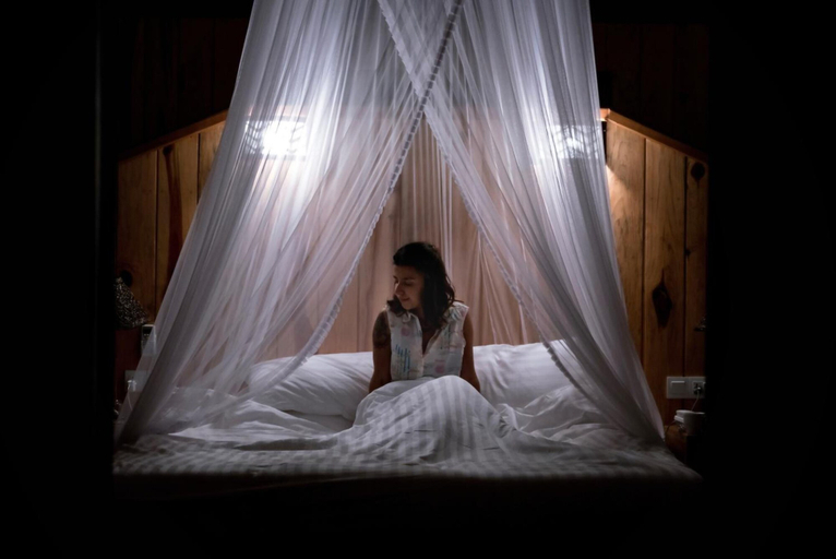 Bedroom 4, Blue Vanda Lodge, Taunggye